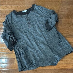 Black and Gray Terra SJ Cotton Top